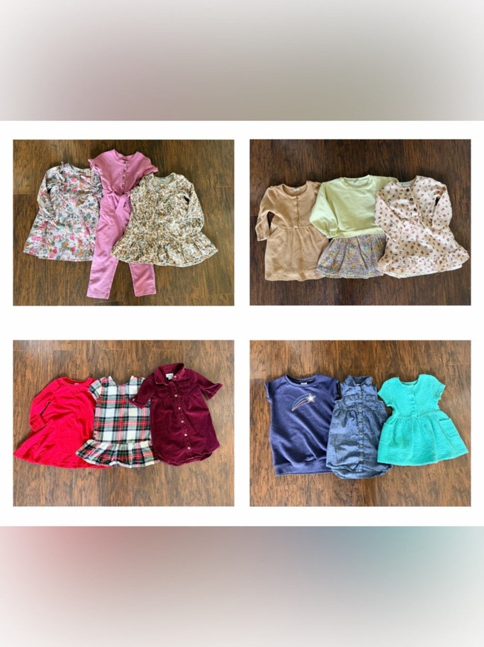 Lot of 12 3T Girls Dresses! Gap, Old Navy, Carters, OshKosh, Etc